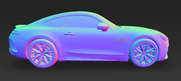 Mercedez Benz - GT Coupe 3D print model_1