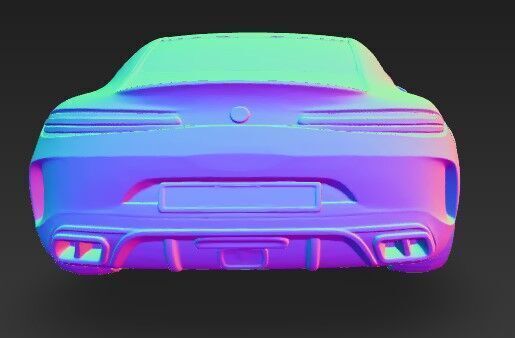 Mercedez Benz - GT Coupe 3D print model_2