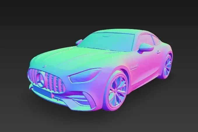 Mercedez Benz - GT Coupe 3D print model_0