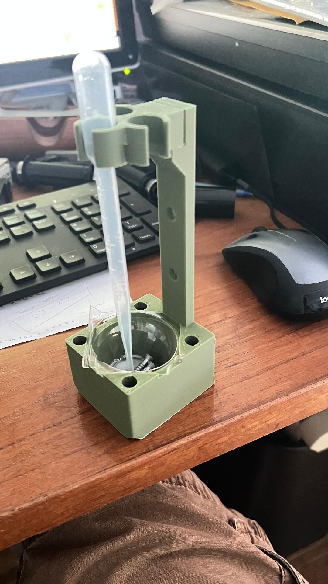 Disposable Pipette Holder with Drip Pan 3D print model_7