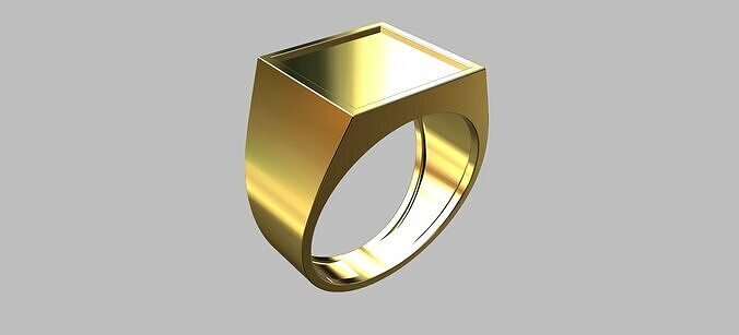 Square Ring 3D print model