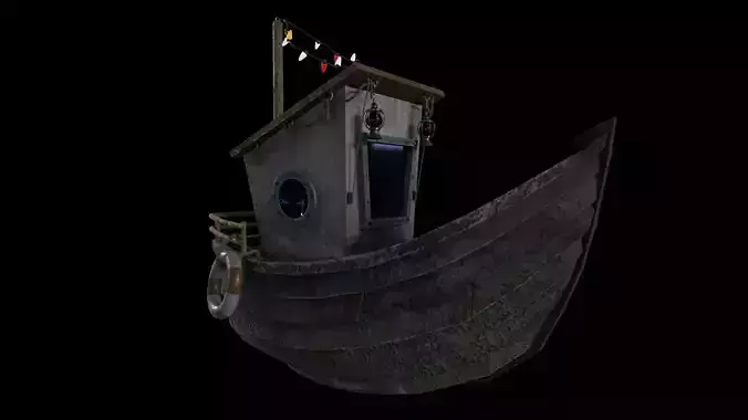 Boat - Game Ready Low Poly PBR 3D Model Low-poly 3D model Boat - Game Ready Low Poly PBR 3D Model Low-poly 3D model