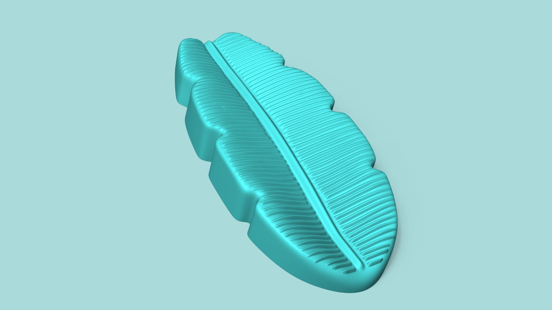 09 Tropical Leaf Collection - Silicone Mold Maker - Template _61