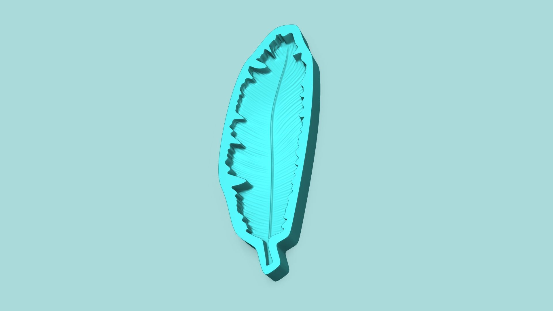 09 Tropical Leaf Collection - Silicone Mold Maker - Template _16