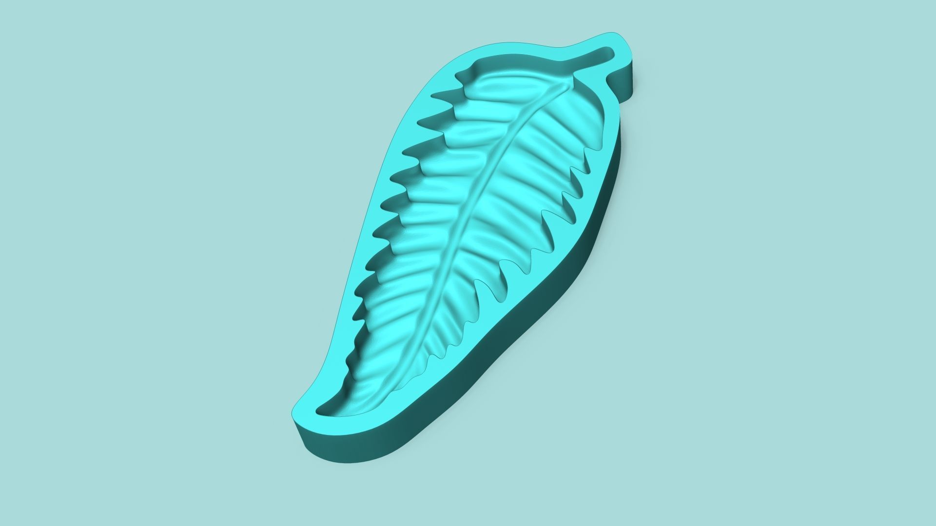 09 Tropical Leaf Collection - Silicone Mold Maker - Template _80