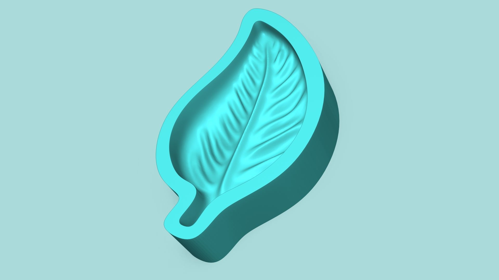 09 Tropical Leaf Collection - Silicone Mold Maker - Template _32