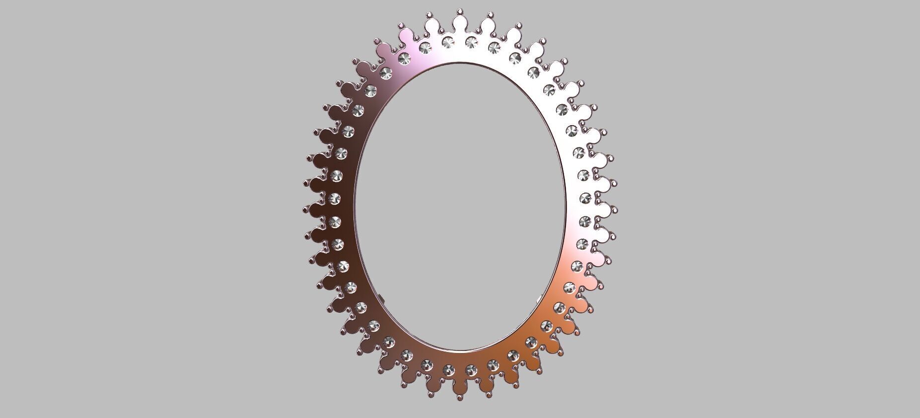 Medallion Pendant 3D print model_9