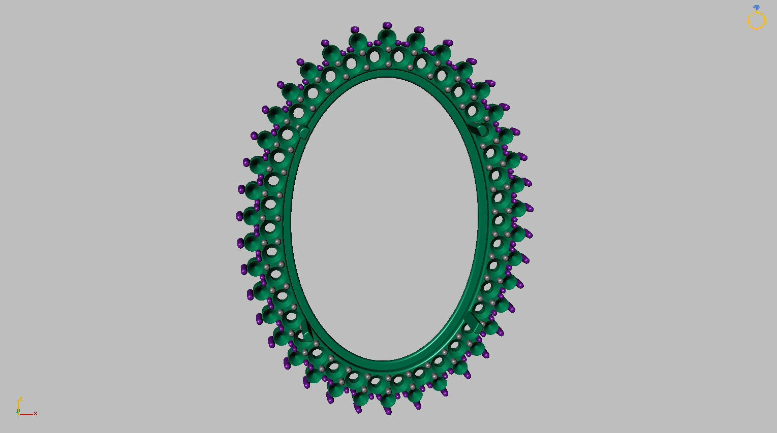 Medallion Pendant 3D print model_12