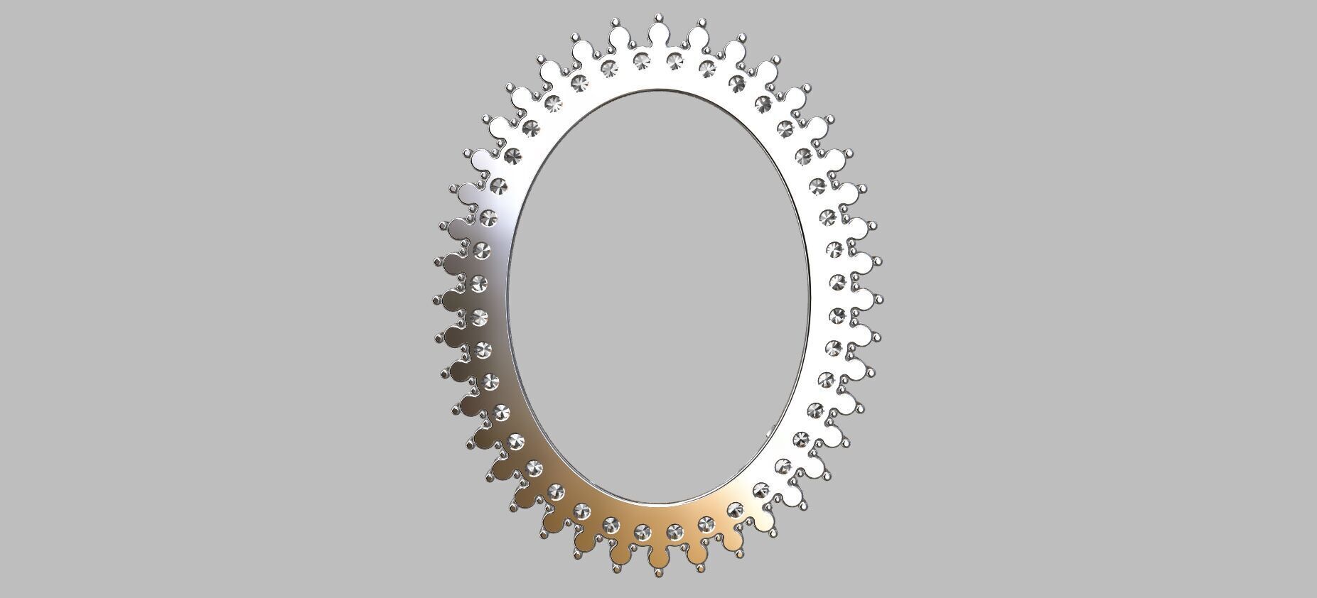 Medallion Pendant 3D print model_6