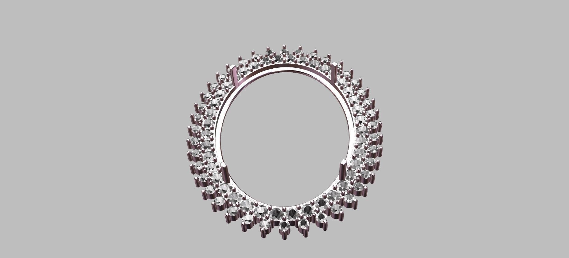 Medallion Pendant 3D print model_8