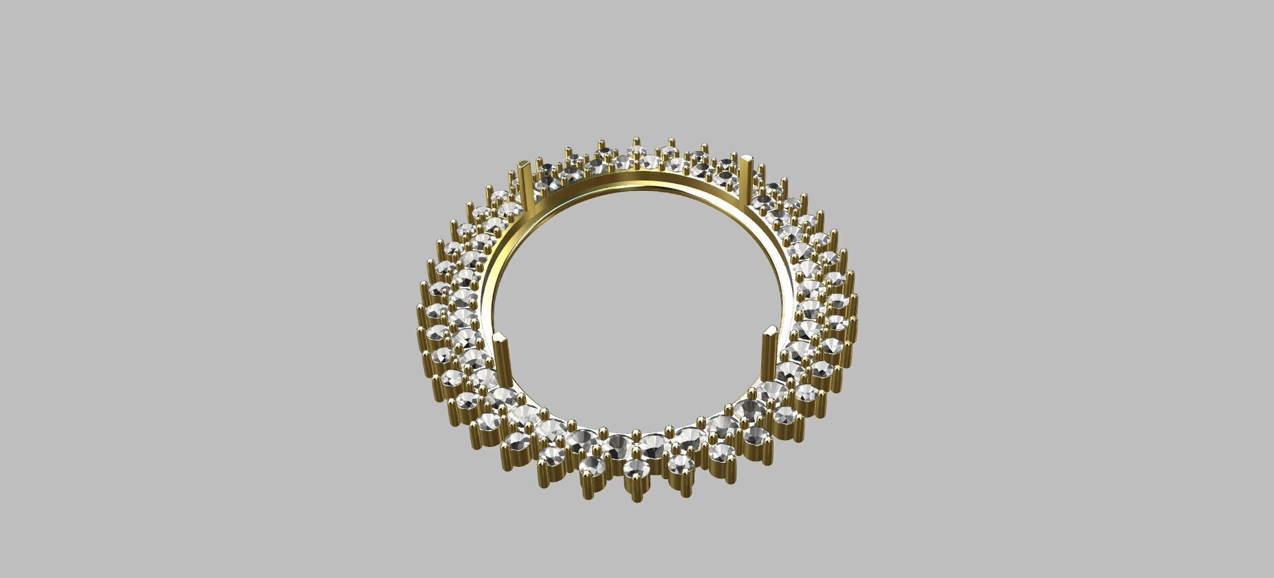 Medallion Pendant 3D print model_2