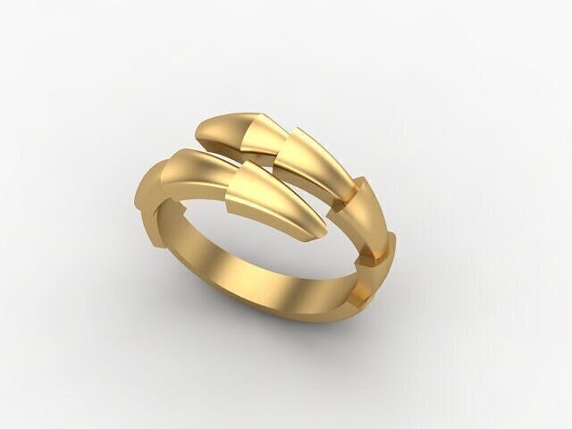 Snake shape ring 3D print model
