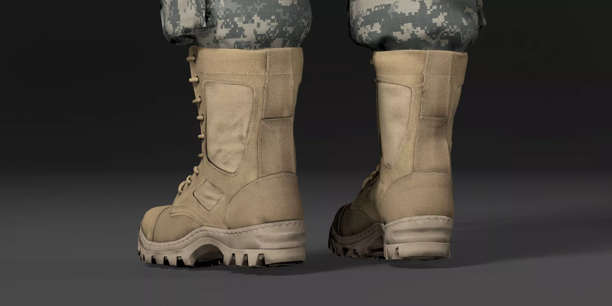 Modern Military Uniform Authentic USMC US Army Camos UE5-Ready  Low-poly 3D model_17