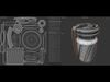 Sci-Fi Grenade 3D Model Pack Damaged and Clean  Game Ready Low-poly 3D model_3