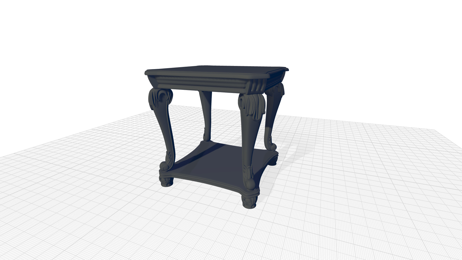 Bara Indochina End Table 3D model_4