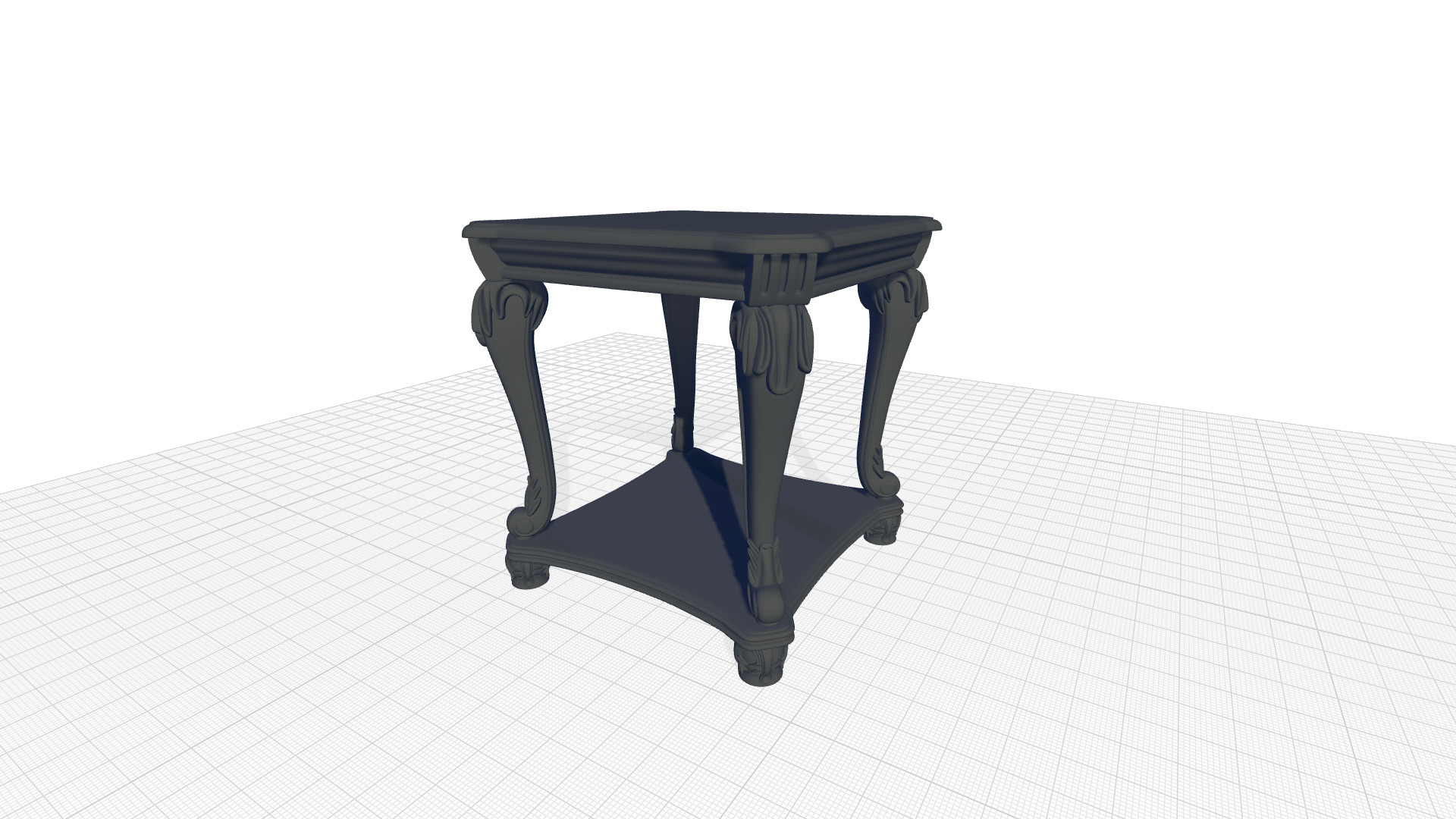Bara Indochina End Table 3D model_3
