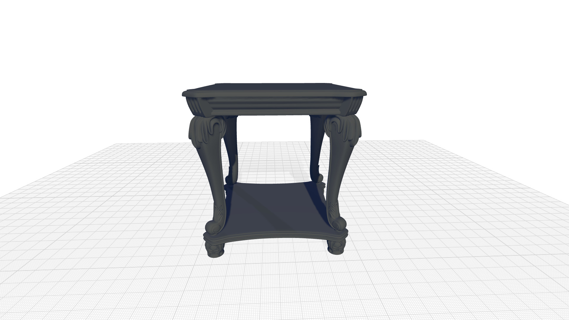 Bara Indochina End Table 3D model_2