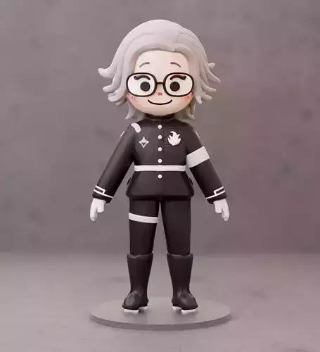 Eito Aotsuki Battle Mode Figure For 3D Printing