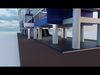 Subway Station with 6-Car Electric Train Blender 3D model_1