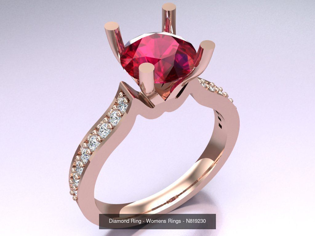 Collection 3d Ring Jewellery - 100 Rings N02 _74