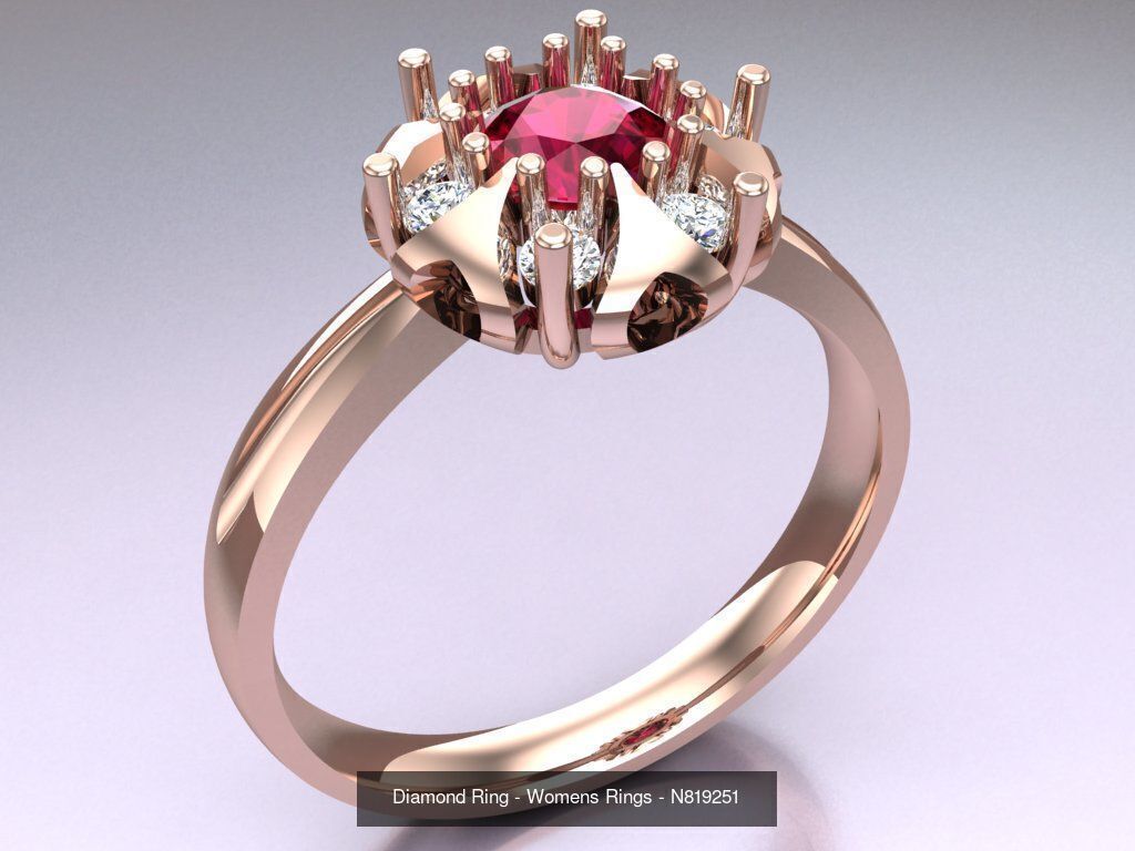 Collection 3d Ring Jewellery - 100 Rings N02 _77