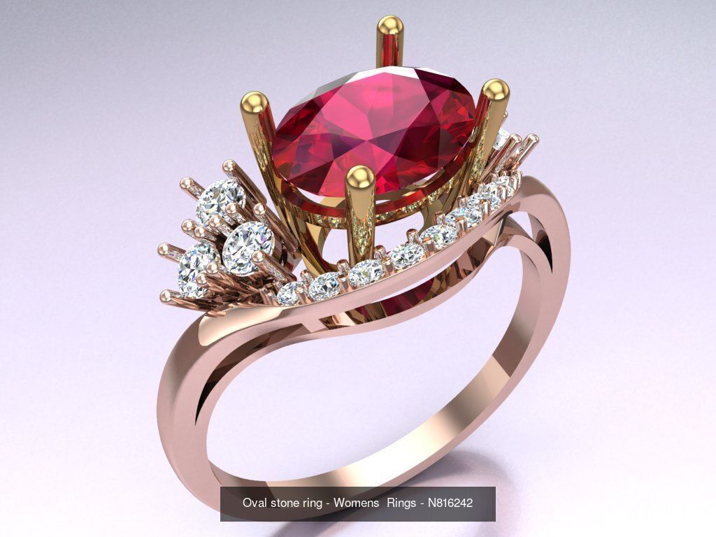 Collection 3d Ring Jewellery - 100 Rings N02 _62