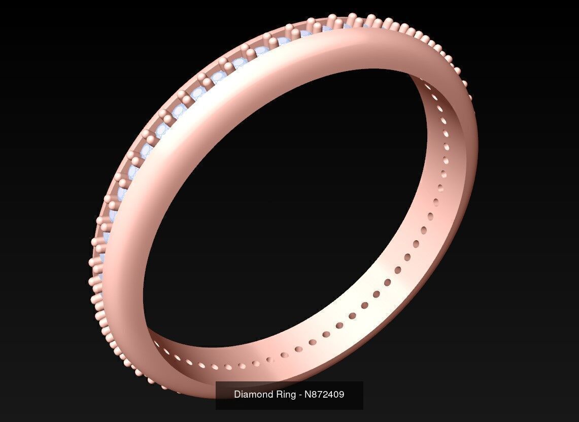 Collection 3d Ring Jewellery - 100 Rings N02 _43