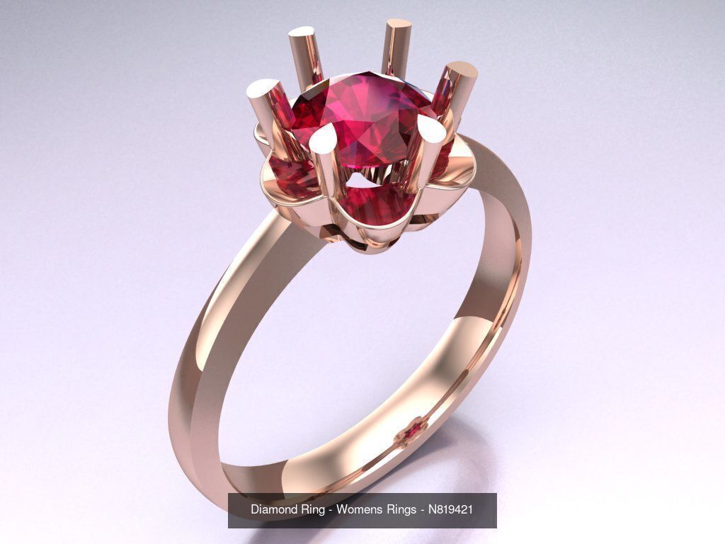 Collection 3d Ring Jewellery - 100 Rings N02 _87