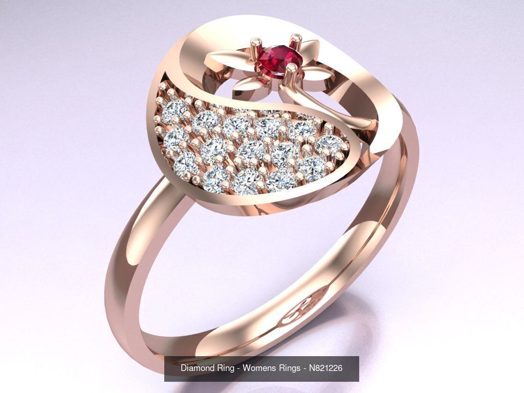 Collection 3d Ring Jewellery - 100 Rings N02 _49