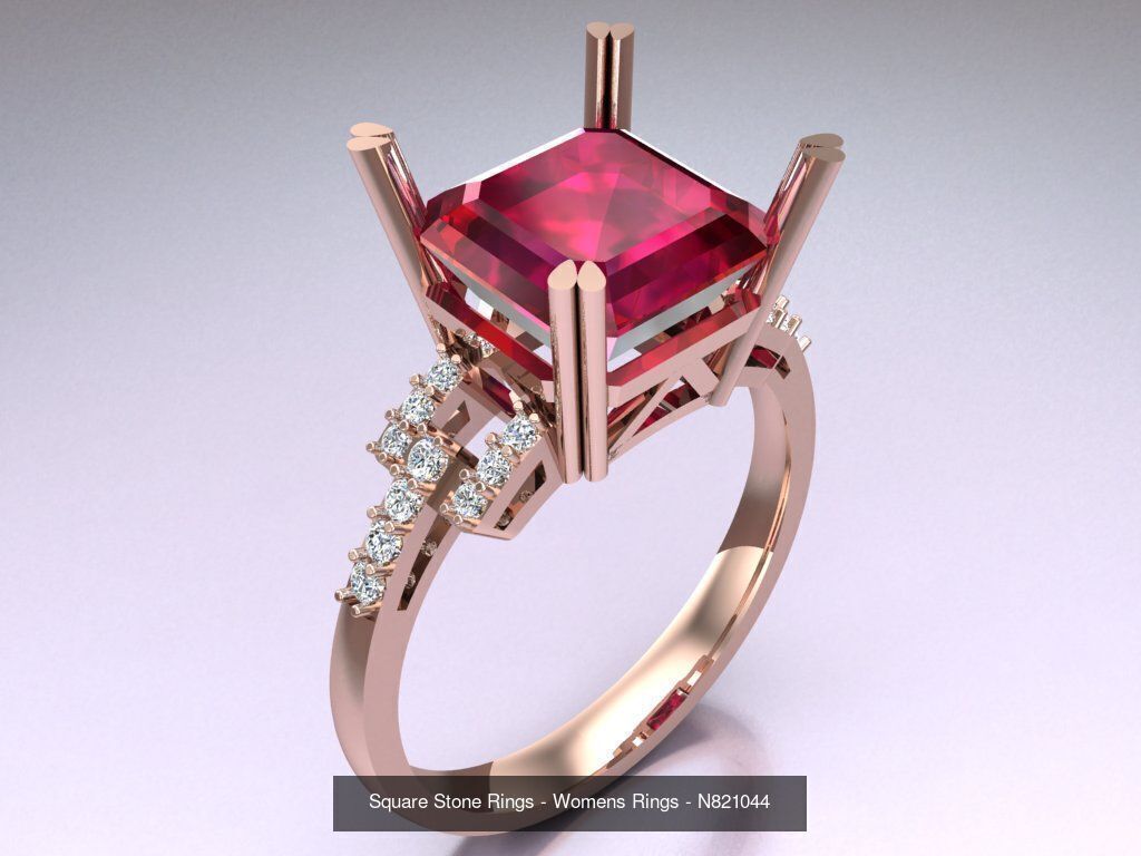 Collection 3d Ring Jewellery - 100 Rings N02 _107