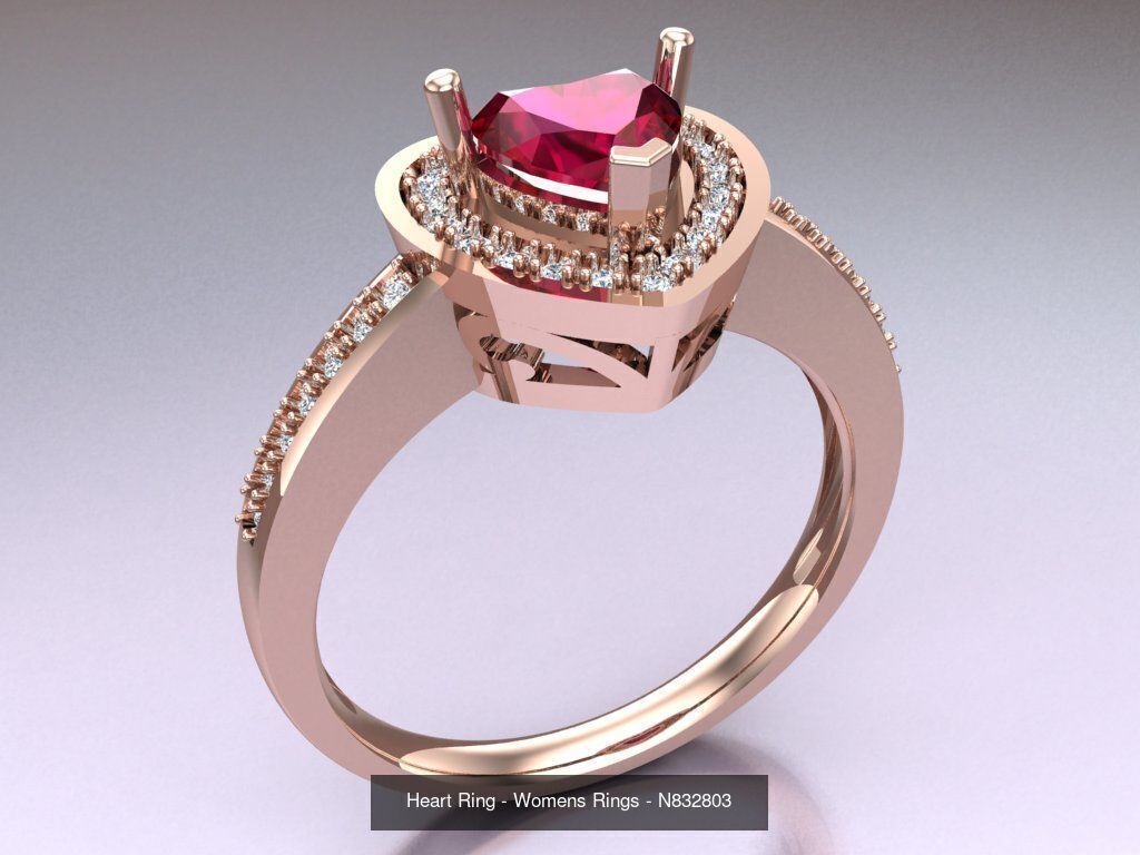 Collection 3d Ring Jewellery - 100 Rings N02 _28