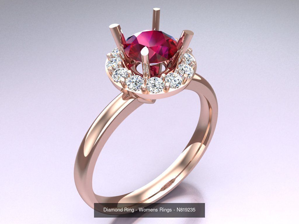 Collection 3d Ring Jewellery - 100 Rings N02 _75