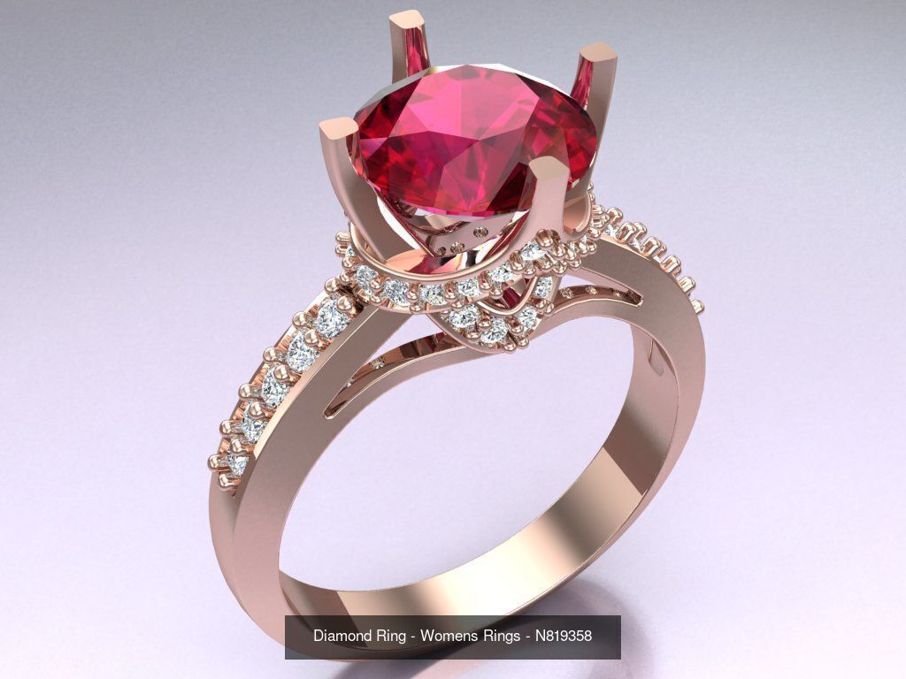 Collection 3d Ring Jewellery - 100 Rings N02 _84