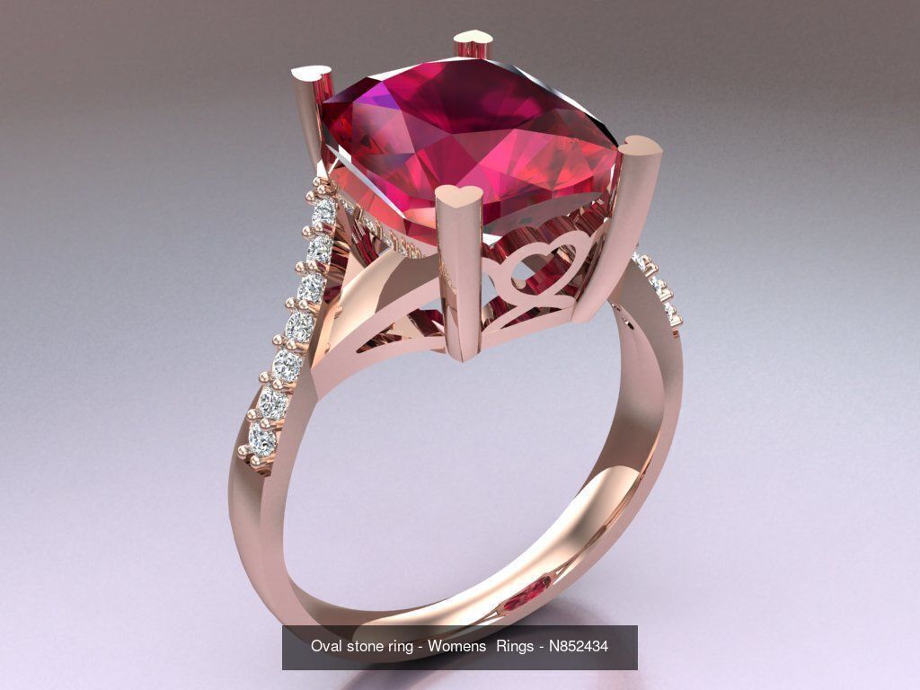 Collection 3d Ring Jewellery - 100 Rings N02 _59