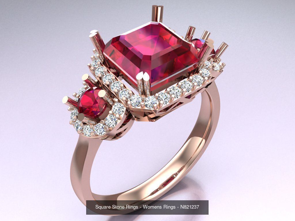 Collection 3d Ring Jewellery - 100 Rings N02 _50