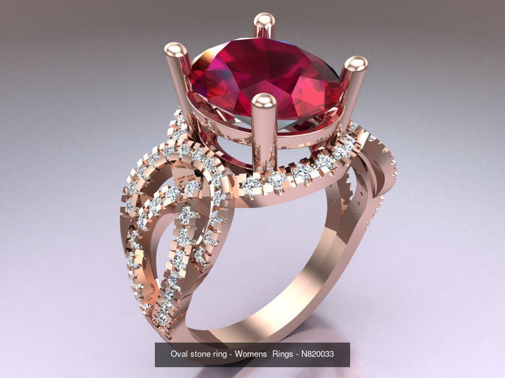 Collection 3d Ring Jewellery - 100 Rings N02 _89