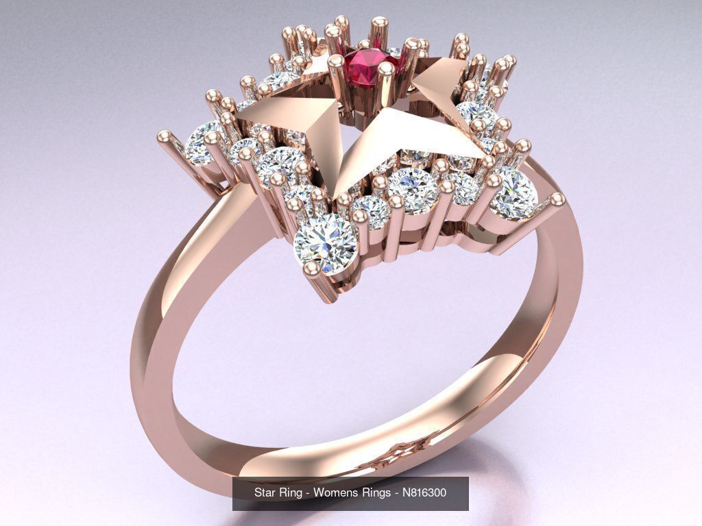 Collection 3d Ring Jewellery - 100 Rings N02 _64