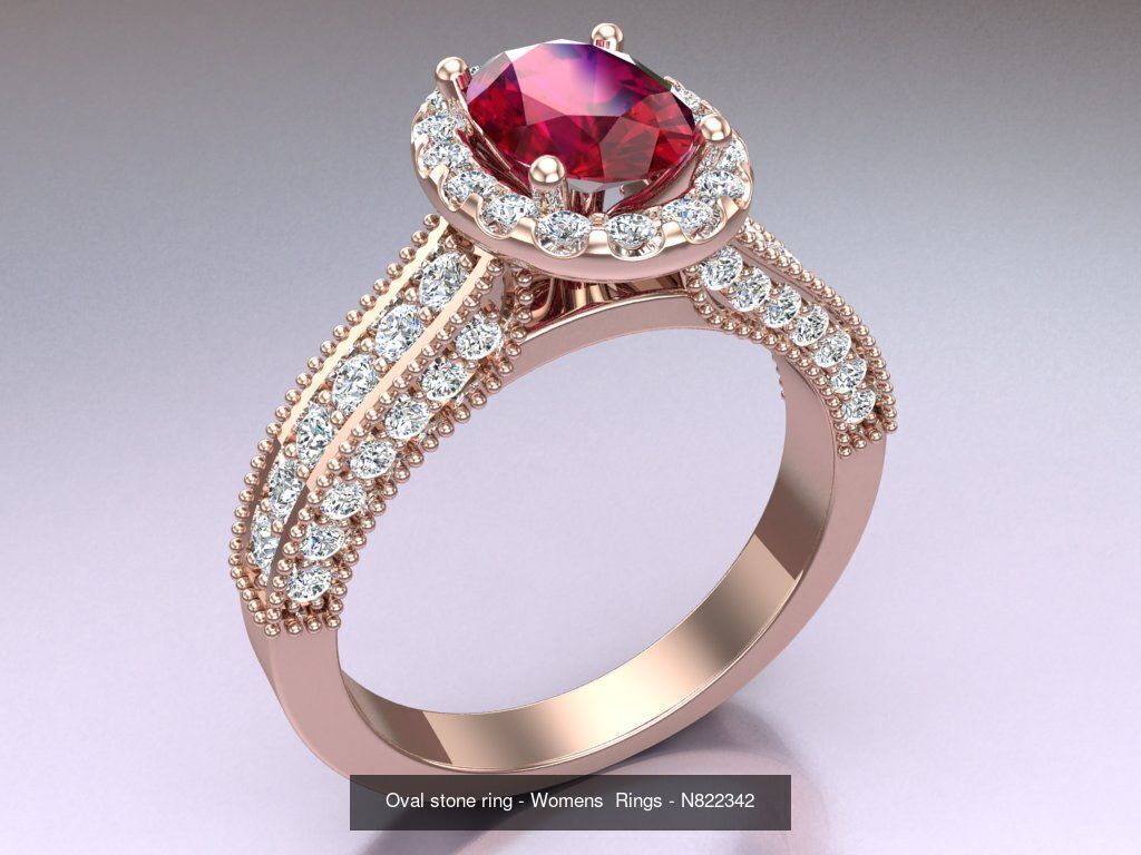 Collection 3d Ring Jewellery - 100 Rings N02 _25