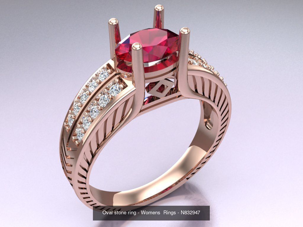 Collection 3d Ring Jewellery - 100 Rings N02 _34