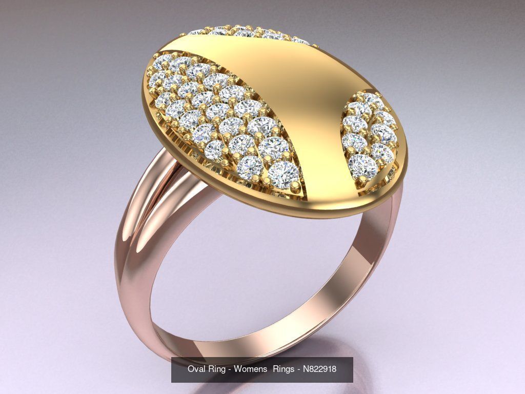 Collection 3d Ring Jewellery - 100 Rings N02 _16