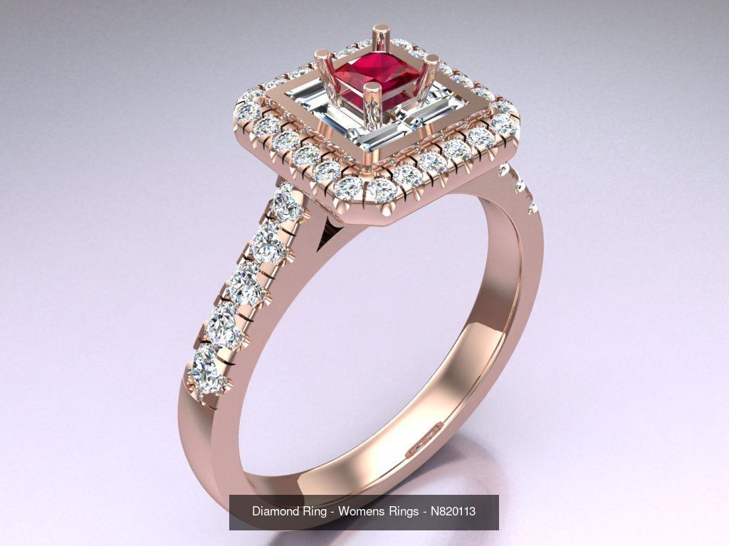 Collection 3d Ring Jewellery - 100 Rings N02 _92