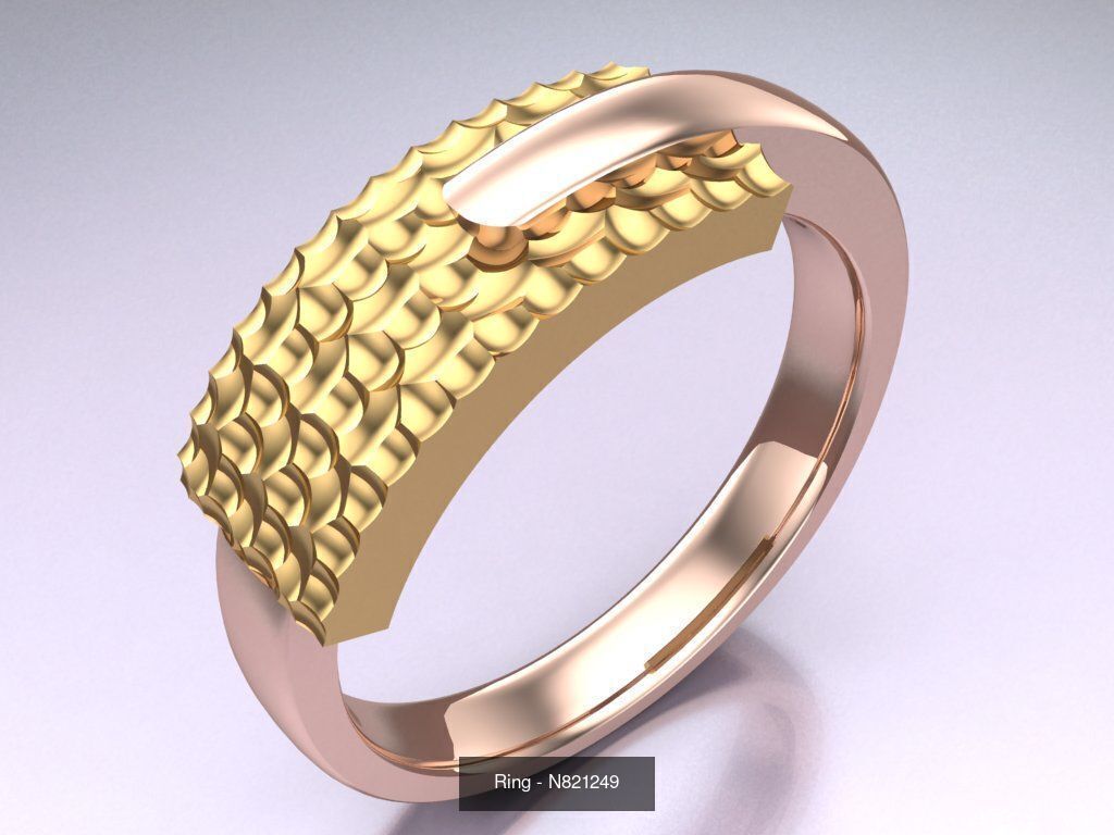 Collection 3d Ring Jewellery - 100 Rings N02 _51