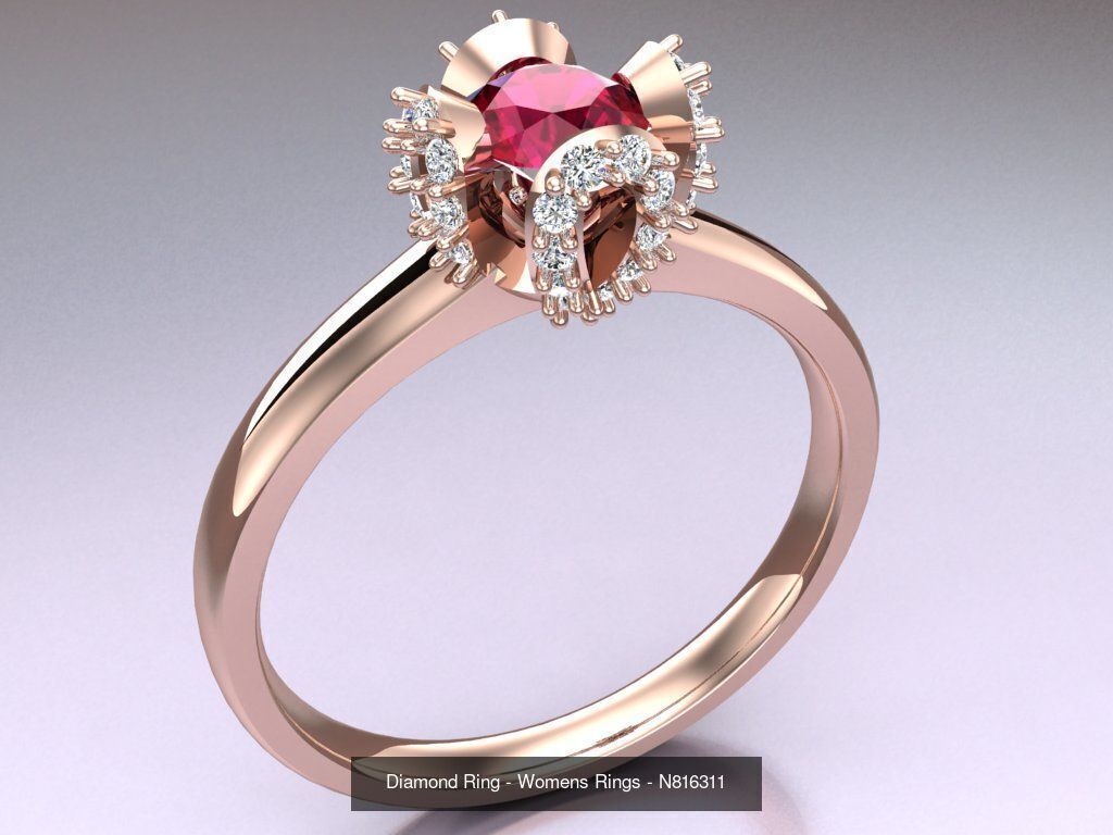 Collection 3d Ring Jewellery - 100 Rings N02 _65