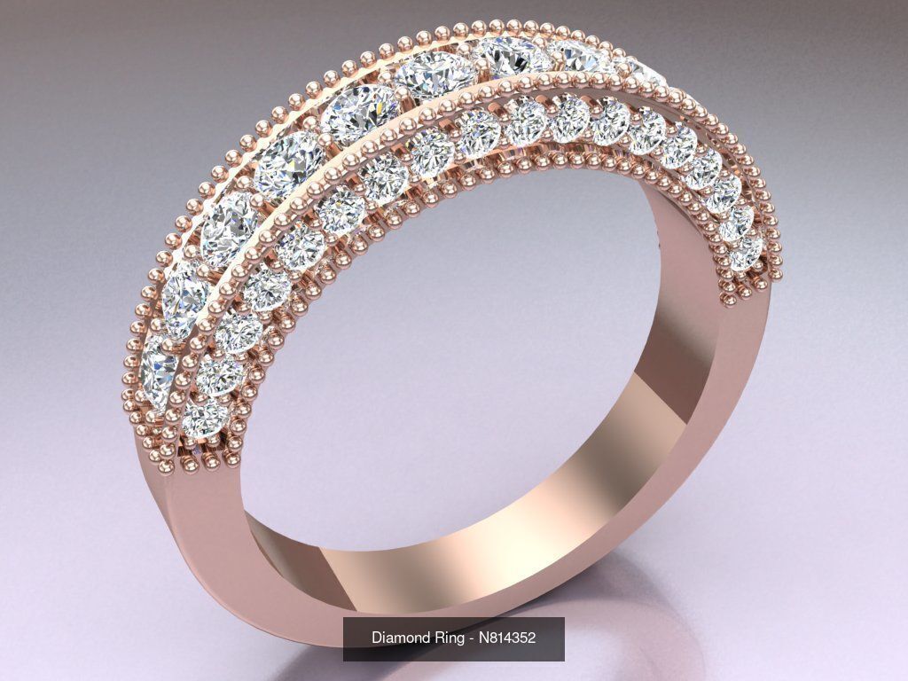 Collection 3d Ring Jewellery - 100 Rings N02 _45