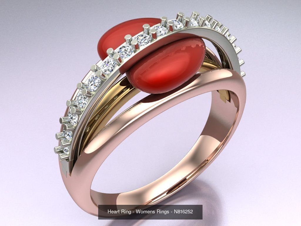 Collection 3d Ring Jewellery - 100 Rings N02 _63