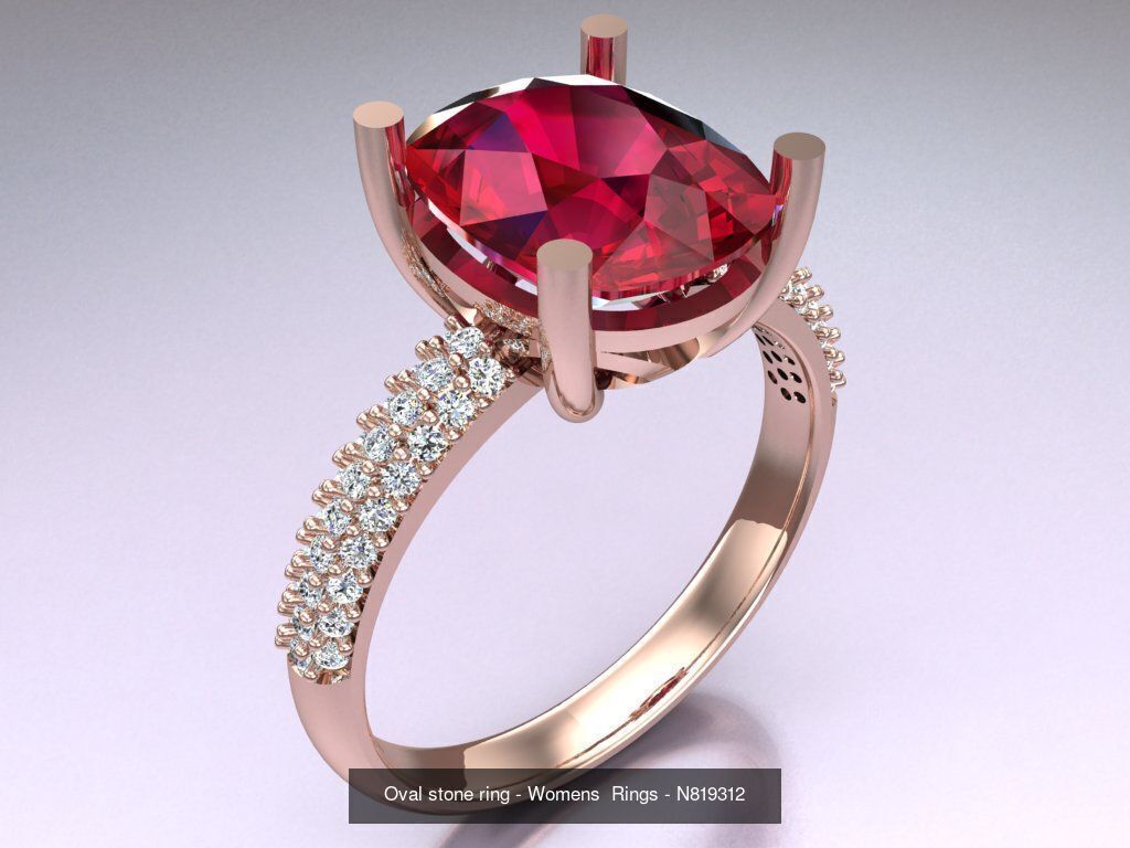 Collection 3d Ring Jewellery - 100 Rings N02 _79