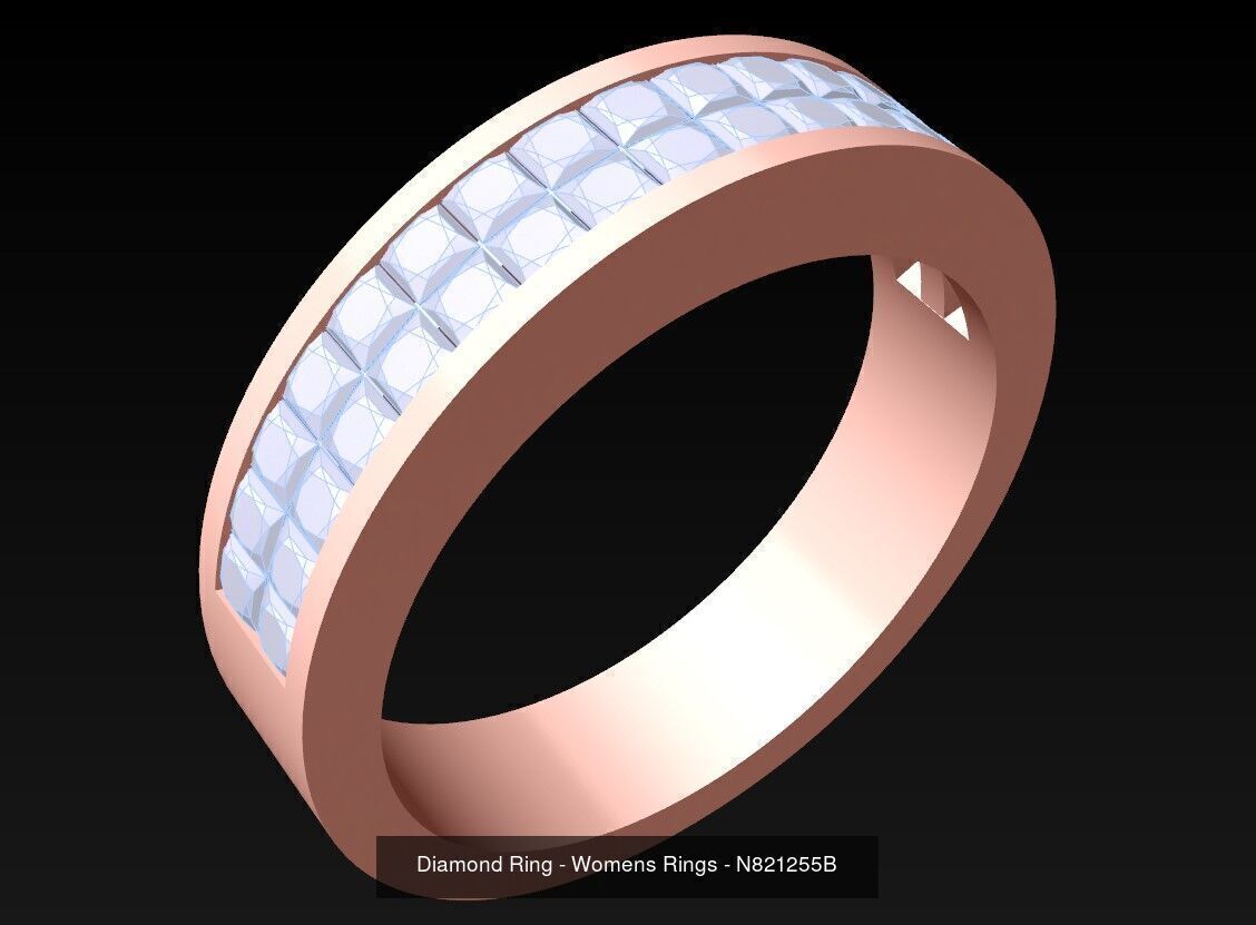 Collection 3d Ring Jewellery - 100 Rings N02 _54