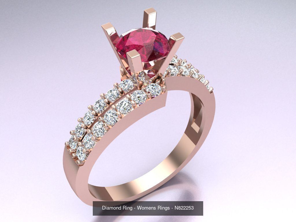 Collection 3d Ring Jewellery - 100 Rings N02 _21