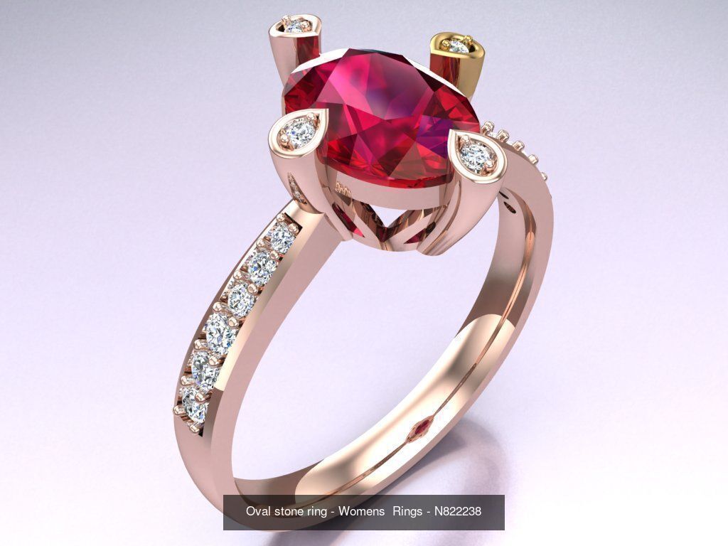 Collection 3d Ring Jewellery - 100 Rings N02 _17