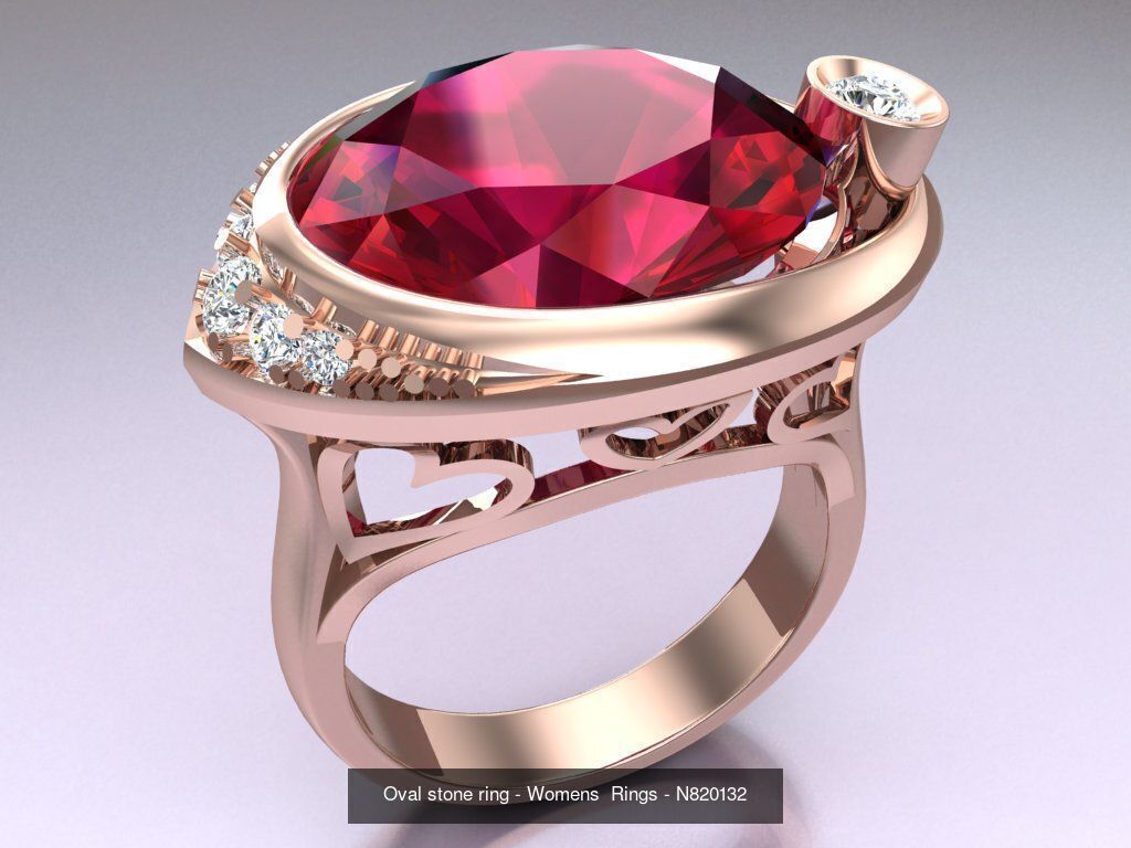 Collection 3d Ring Jewellery - 100 Rings N02 _93